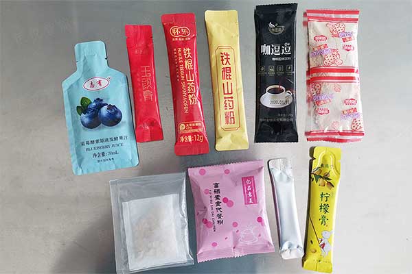 全自动豆浆粉污视频成人可实现背封长条袋型，三边封、圆角袋型等精美包装